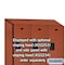 Salsbury Industries Wardrobe Locker, 45" W, 18" D, 76" H, (3) Wide, (6) Openings, Cherry 22368CHE - alternate 8